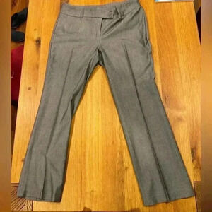 Larry Levine - Gray 3 button + zip waist dress pants - Size 14